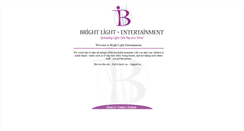 Desktop Screenshot of brightlightent.com